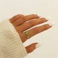thumbnail image 4 of Fiudx Joyería de Hoja de Oreja de Trigo, Accesorio de Compromiso Minimalista, Diseño Ajustable, Regalo Único para Ella, Aniversario de Bodas o San Valentín, Un Gesto Considerado para Mujeres., 4 of 6