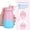 Pink Blue, variant on Oldley 12 oz Insulated Water Bottles with Straw Lid and Chug Lid