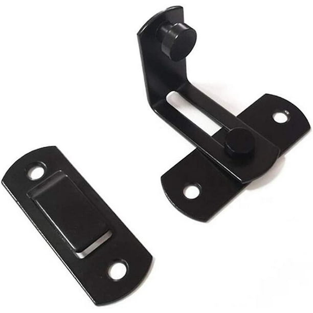 Flap Door Lock, 90 Degree Heavy Duty Carbon Steel Bar Door Lock