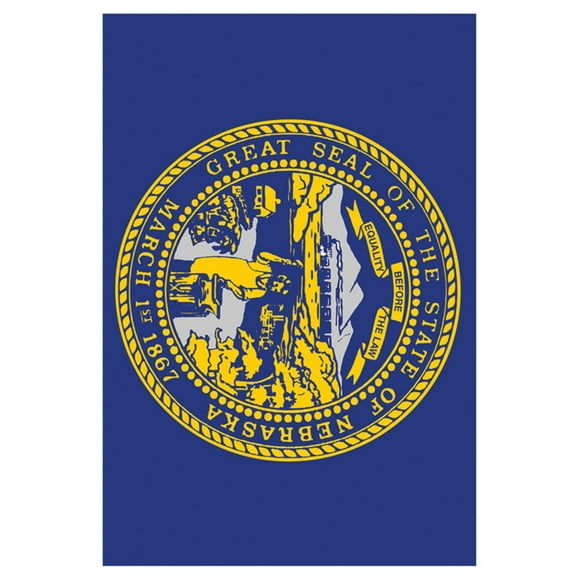 Toland Home Garden 1010330 Nebraska State Flag 28 x 40 Inch Decorative, House 28" x40"