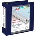 thumbnail image 4 of Office Depot® Brand Durable D-Ring View Binder, 4" Rings, 60% Recycled, Blue, 4 of 6