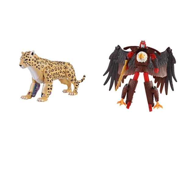 Paquete de 2 figuras de animales transformadores Baoblaze juguete educativo
