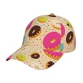 thumbnail image 6 of Lsque Donuts Baseball Cap Trucker Low Profile Hat Golf Dad Hat Adjustable Original Classic Unconstructed Plain Cap Men Women, 6 of 9