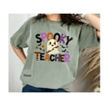 thumbnail image 5 of Spooky Teacher T-Shirt, Halloween Ghost Holding Pencil, Cute Fun Ghost Tee, Halloween Teacher Shirt, Spooky Season Apparel, 5 of 10