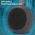 thumbnail image 4 of LACKUST Bluetooth 5.3 Portable Wireless Mini Speaker Outdoor Bathroom Waterproofs Desktop Subwoofer With Plug-in Bluetooth Speaker,Black, 4 of 7