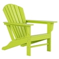 thumbnail image 4 of Portside Classic Outdoor Adirondack Chair (Set of 4) in Lime Green, 4 of 8