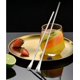 thumbnail image 4 of Cucharas agitadoras de acero inoxidable para mezclar café y cócteles con mango largo. Cucharas agitadoras multifuncionales para café, vino, bebidas, té y aceite., 4 of 4