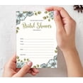 thumbnail image 3 of Inkdotpot 30FloralFill-In Style Bridal Shower Invitations Wedding Blank Invites, 3 of 8