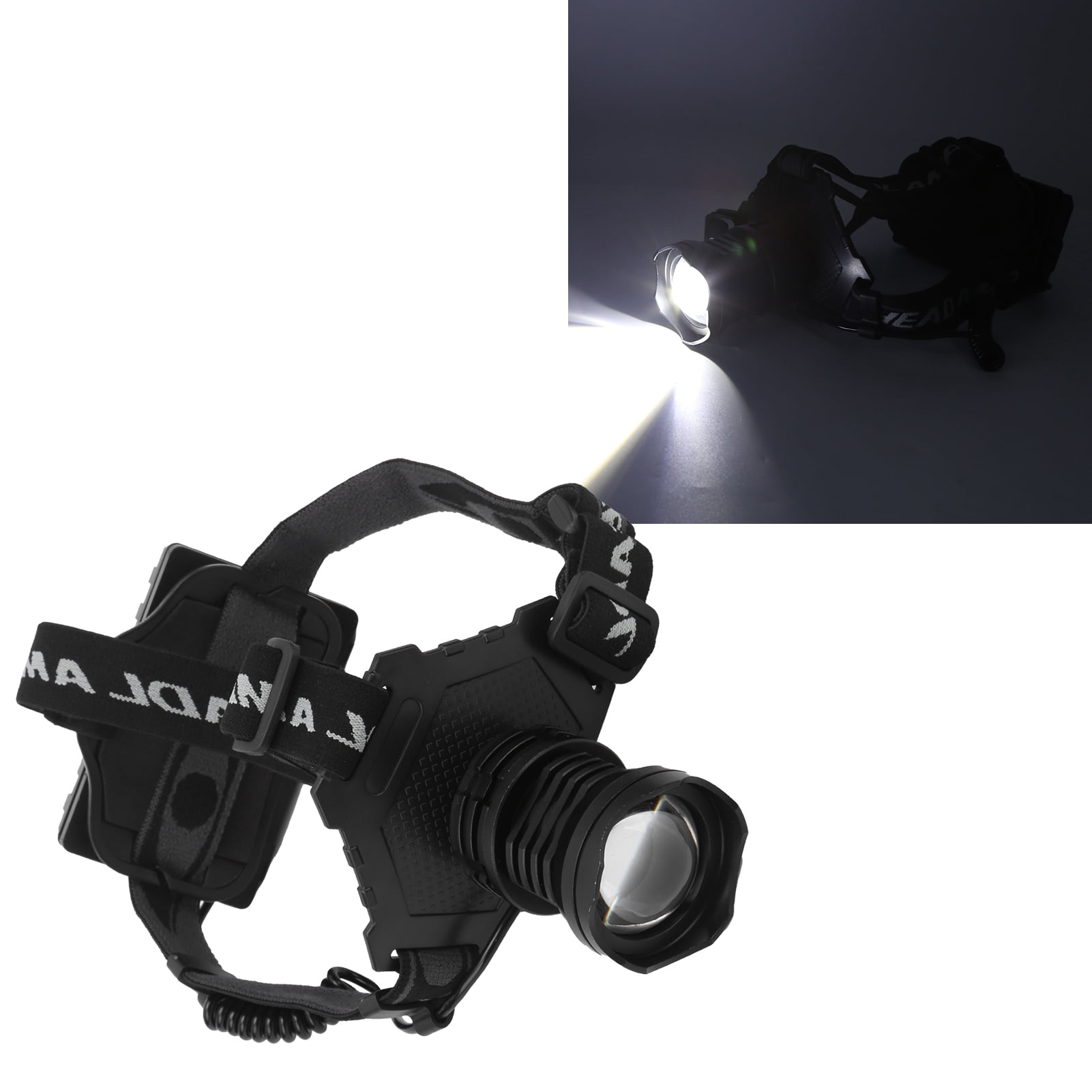 Hard Hat Light For Fishing, Convenient To Use High Reliability Professional Design Head Lights Easy To Carry  For Camping For Friends For Cycling