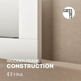 thumbnail image 4 of Eviva Aberdeen 48" White Framed Bathroom Wall Mirror, 4 of 7