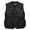 Black, variant on Fishing Photography Vest Summer Multi Pockets Mesh Jackets Quick