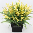 thumbnail image 4 of de Plástico Artificial Flor Flor Decoración de Amarillo, 4 of 8