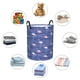thumbnail image 4 of Fotbe Flamingo Cesto de Ropa con Asas, Cesto Impermeable de Gran Capacidad, Bolsa de Lavado para Dormitorio, Cesto de Ropa con Ruedas y Asas-Small, 4 of 6