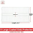 thumbnail image 3 of Better Houseware 1424/W Extra-Large Coated Steel Sink Protector (White), 3 of 6