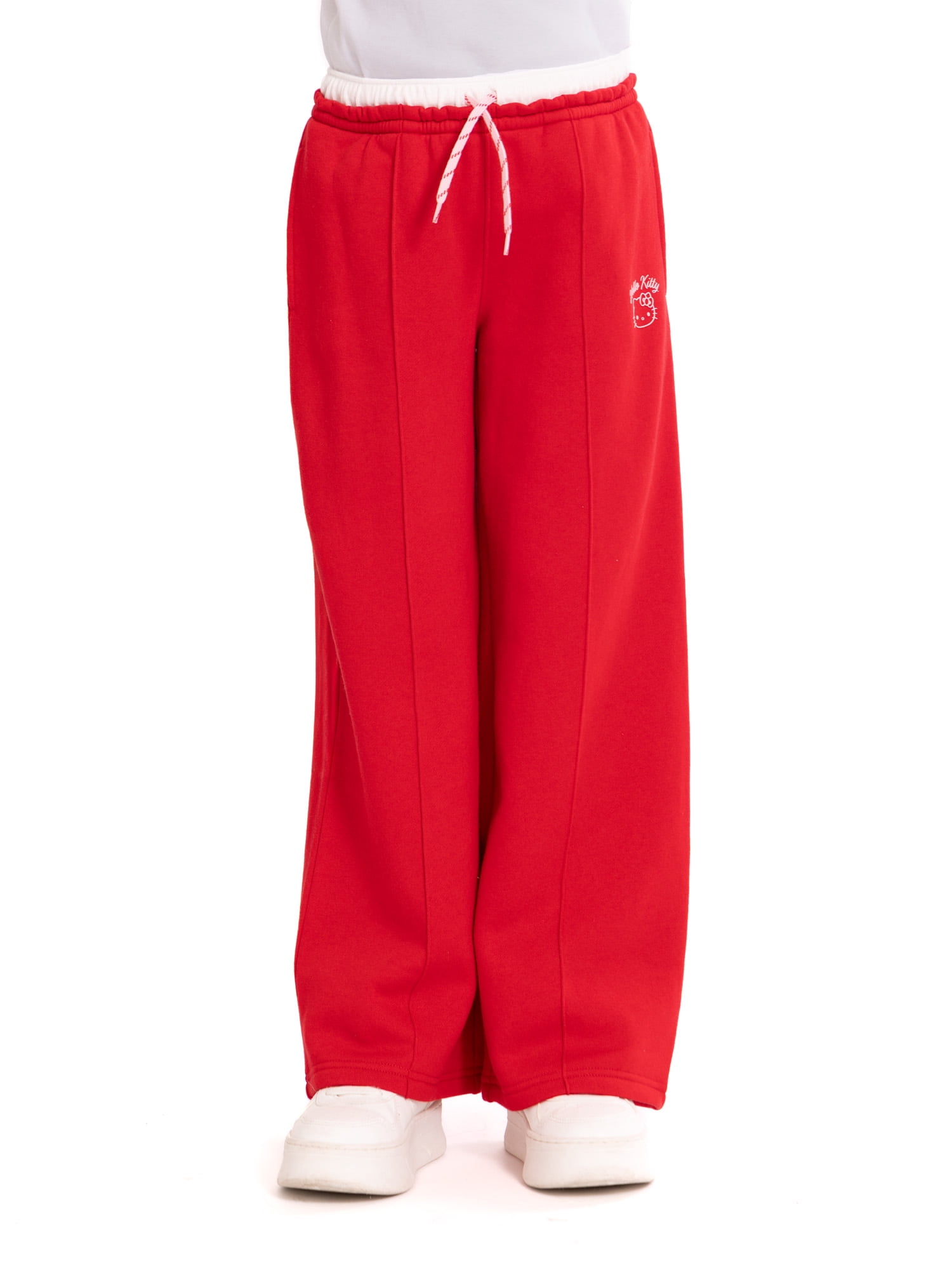 Wonder Nation x Hello Kitty Girls Graphic Sweatpants, Sizes 4-16