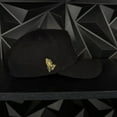 thumbnail image 3 of San Judas Tadeo Snapback Hat, Black Flat Brim Adjustable Baseball Cap, Classic High Crown Hip Hop Style for Men Women, 3 of 5