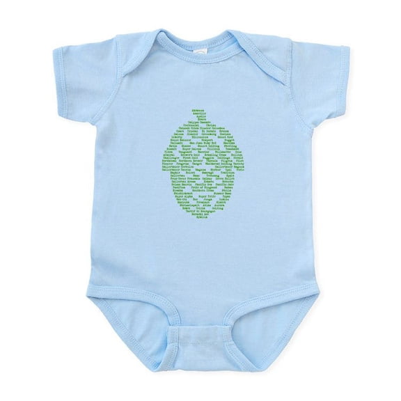 CafePress - Hops Of The World Infant Bodysuit - Baby Light Bodysuit, Size Newborn - 24 Months