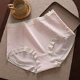 thumbnail image 2 of cfhntfmh Plus Size Panties for Women Soft High Waisted Full Coverage Briefs Breathable Color Block Seamless Underwear, 2 of 6