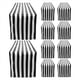thumbnail image 1 of Paquete de 10 Caminos de Mesa DecoracióN de Mesa de PoliéSter Camino de Mesa una Rayas Blanco y Negro CláSico DiseñO Moderno y Elegante, 1 of 5