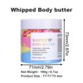 thumbnail image 2 of Tri Color Ice Flower Body Butter Shea Butter Moisturizing,White System Care Lotion, 2 of 8