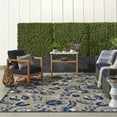 thumbnail image 4 of Nourison Aloha Indoor/Outdoor Natural/Blue 7'10" x 10'6" Area Rug, (8x11), 4 of 11