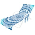 thumbnail image 1 of Beach Chair Cover Soft Fiber Lounger Towel with Side Pockets, 1 of 7