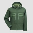 thumbnail image 6 of Fnnxeal Mens Fall Jackets Hoodide Solid Outwear Casual Long Sleeves Multi-Pockets Green Jackets for Men Size 3XL, 6 of 7