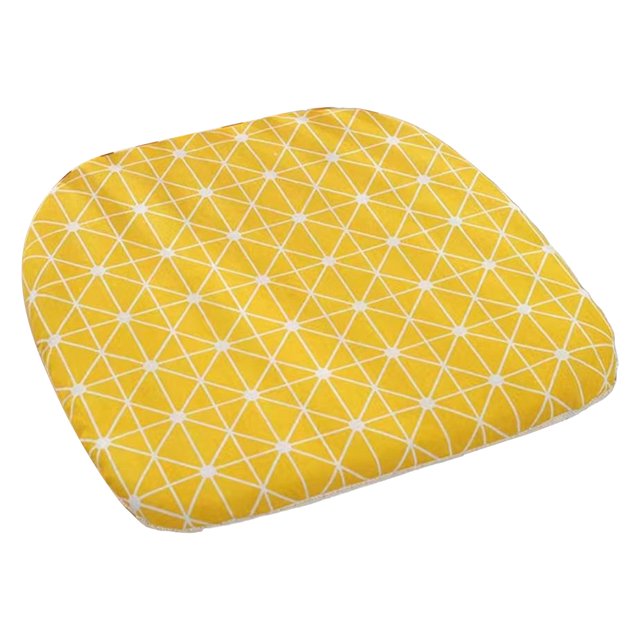 CSChome Chair Cushion With Plush Trim Non Slip Breathable Dining Cushion Super Soft Hip Protective Chair Mat