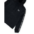 thumbnail image 3 of Reebok Tape Sleeve Zip Hoodie - navy heather, m (Big Boys), 3 of 3