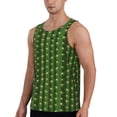 thumbnail image 2 of Lsque Cactus1 Pattern Mens Tank Tops Muscle Athletic Quick Dry Sleeveless Workout Fitness T Shirts Beach Tank Top, Loose-fit Sleeveless Shirt for Men-3X-Large, 2 of 7