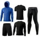 thumbnail image 1 of Conjunto deportivo multiusos para hombre, 5 piezas, para exteriores, ajustado, informal, para gimnasio, correr, 1 of 5