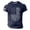 Dark Blue, variant on YNGKMEA Shirts for Men Crewneck Short Sleeve Tshirts Fashion Casual Retro Printed Street Track Tops for Everyday Wear