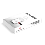 POLICE Personal Safety Alarm, 130dB Loud Siren with LED Flashlight Rechargeable, White