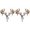 As shows 2PCS, variant on Rack Style Decoration Metal Or Bow Deer Composite Hunting Decoration & Hangs, As shows 3PCS