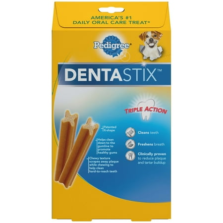 Pedigree Dentastix Original Flavor Dental Treats for Dogs, 5.96 oz Box (7 Pack)