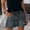 Grey, variant on Drawstring Jean Shorts Casual Denim Shorts Elastic Denim Shorts for Women Summer Shorts Women Shorts with Pockets Women's Drawstring Shorts Pull on Denim Shorts Jean Shorts High Waisted Jegging Short