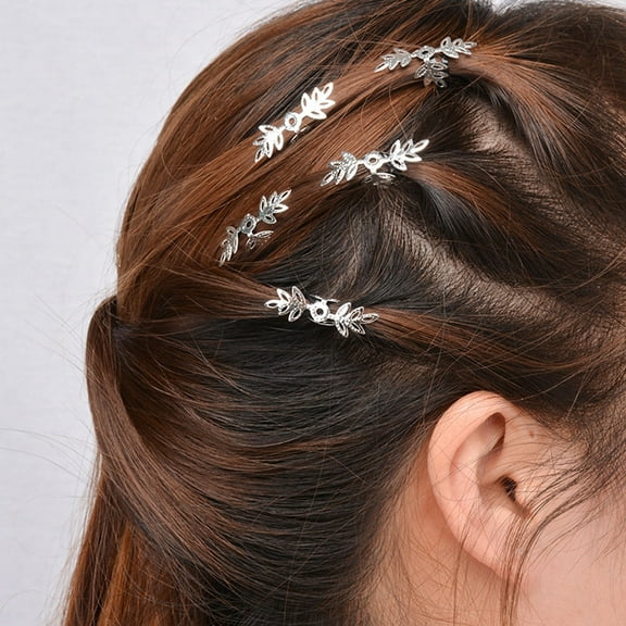 UPKOCH Tassel Hair Clips Alloy Hair Ornaments for Women Wedding 1 Set