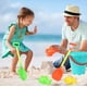 thumbnail image 4 of Children's Summer Seaside Water Play Sand Bath Shower Beach Bucket 6 Piece Set Of Cute Happy Play House Water Outdoor Toys, 4 of 6