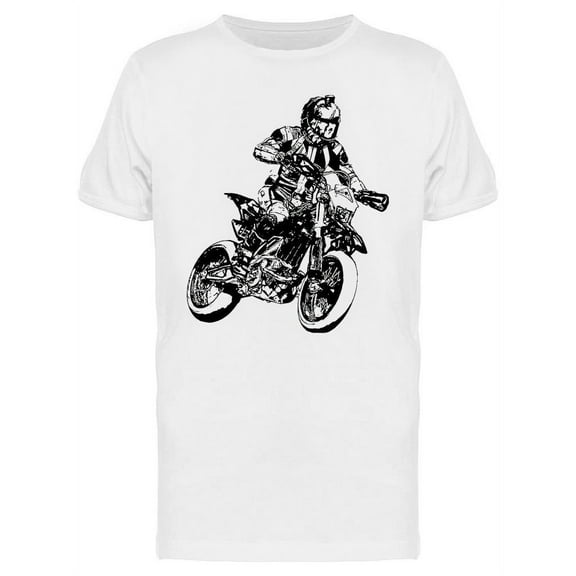 Motocross Race T-Shirt Men -Image by Shutterstock, Male x-Large