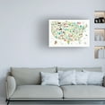 thumbnail image 2 of Trademark Fine Art 'Illustrated USA' Canvas Art by Michael Mullan, 2 of 4