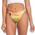 thumbnail image 1 of Balery Red Wine Glasses Tangas de Algodón para Mujer con Estampado – Ropa Interior Sexy, Transpirable, G-string-3X-Large, 1 of 1