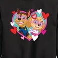 thumbnail image 3 of Paw Patrol - Chase Sky Hearts - Toddler And Youth Crewneck Fleece Sweatshirt, 3 of 6
