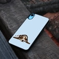 thumbnail image 4 of WIRESTER Shockproof Soft Rubber Cover Case for Apple iPhone XR 6.1", Basset Hound Dog Lying Down Looking Up On Light Blue Background, 4 of 5