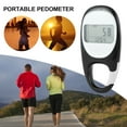 thumbnail image 3 of Podómetro digital 3D Pcapzz, portátil, sencillo, para caminar, contador de pasos con clip, para ejercicio y fitness., 3 of 8