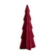 thumbnail image 4 of Estatua de cerámica de Navidad artificial perfecl centro de mesa flocado rojo, 4 of 8