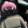 thumbnail image 5 of Haunted Headrest Covers Cute Cartoon Eyes Protector Christmas Headrest For Cars Washable Reusable Protector Truck Suv Interior Decor Car Head Rest Covers With Faces Funny Car Seat Headrest Cover, 5 of 6