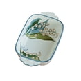 thumbnail image 1 of Multi Functional Ceramic Double Ear Baking Tray Household Baking Utensils Plates Ovens Baking Rice Microwave Available, 1 of 5