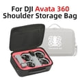 thumbnail image 2 of Waterproof Carrying Case for DJI Avata 360 Fly More Combo, Portable Storage Bag with Red Interior, Shockproof Travel Box for RC 2 Controller, Charging Hub & Batteries, 2 of 8