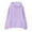 Purple, variant on Kiijoy Toddler Girls Hoodie Unisex Soft Solid Casual Hooded Sweatshirt, Sizes 2-3