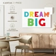 thumbnail image 4 of Elephant Stock Dream Wall Art - Horizontal Canvas Wall Art - Living Room Wall Decor - Inspirational And Typography Canvas - White And Red Decor By Daniela Santiago - 36" x 24", 4 of 4